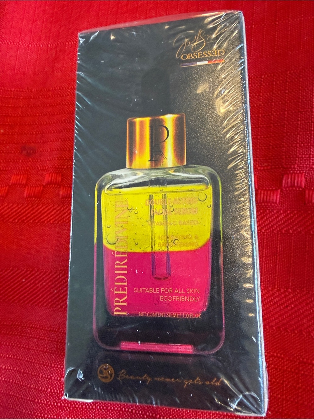 Predire Beauty Two-Tone Facial Oil Serum - Pink & Yellow